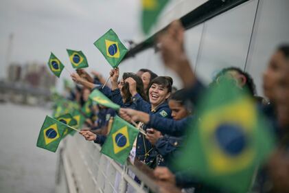 Parigi 2024, le immagini più belle della cerimonia d'apertura 19
