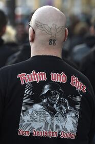 Germania, la manifestazione di Thuegida contro l'islam 5