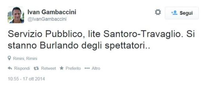 L'ironia di Twitter sulla lite Santoro - Travaglio 3