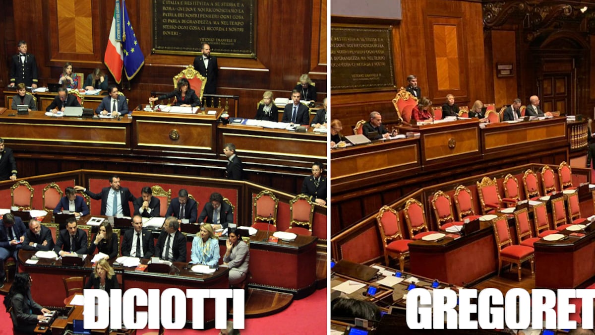 Gregoretti, si vergognano del tradimento: la foto incastra Conte e il M5s