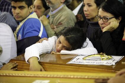 I funerali dei cristiani uccisi nel Delta egiziano 6