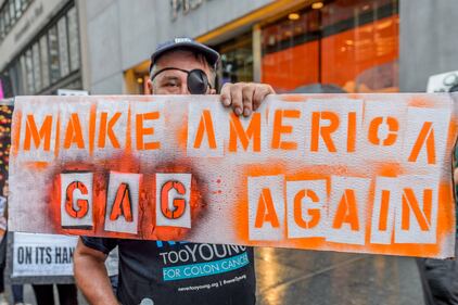New York, manifestazioni sotto la Trump Tower 5