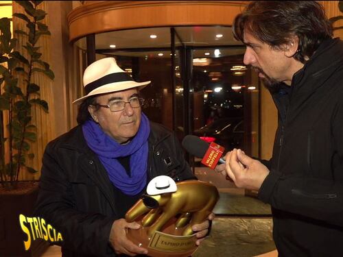 Al Bano riceve il tapiro: "Non sono un terrorista"