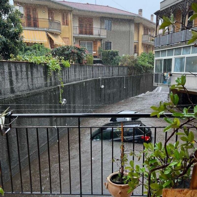 Maltempo in provincia di Catania, Acireale e Giarre sott'acqua 1