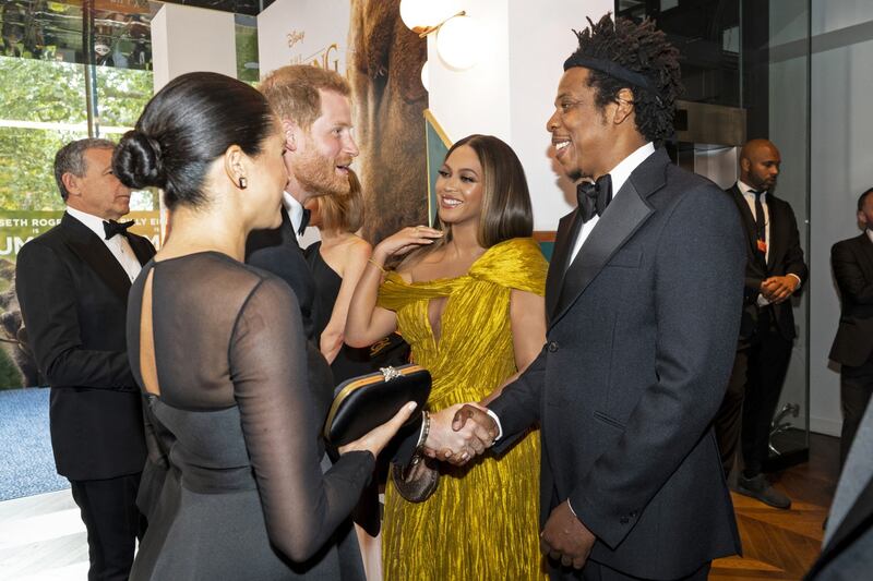 Meghan Markle e il Principe Harry alla première de "Il Re Leone": foto 9
