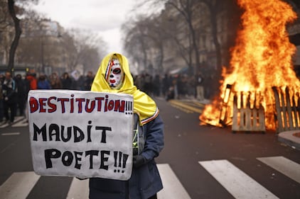 Manifestazione in Francia