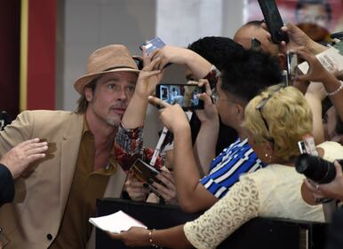 Brad Pitt sul red carpet del nuovo film "C'era una volta a Hollywood" 7