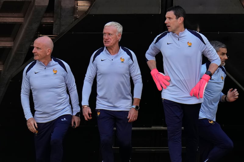 Deschamps allenamento