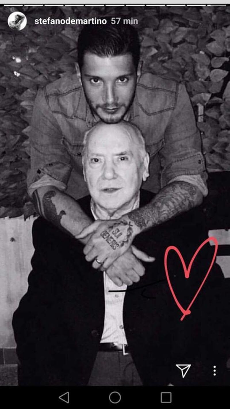 Stefano De Martino e nonno