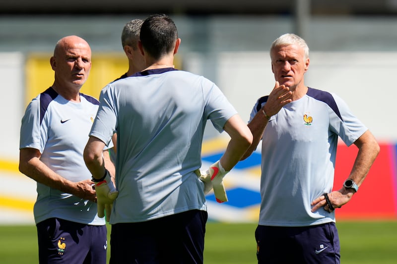 Deschamps allenamento Francia
