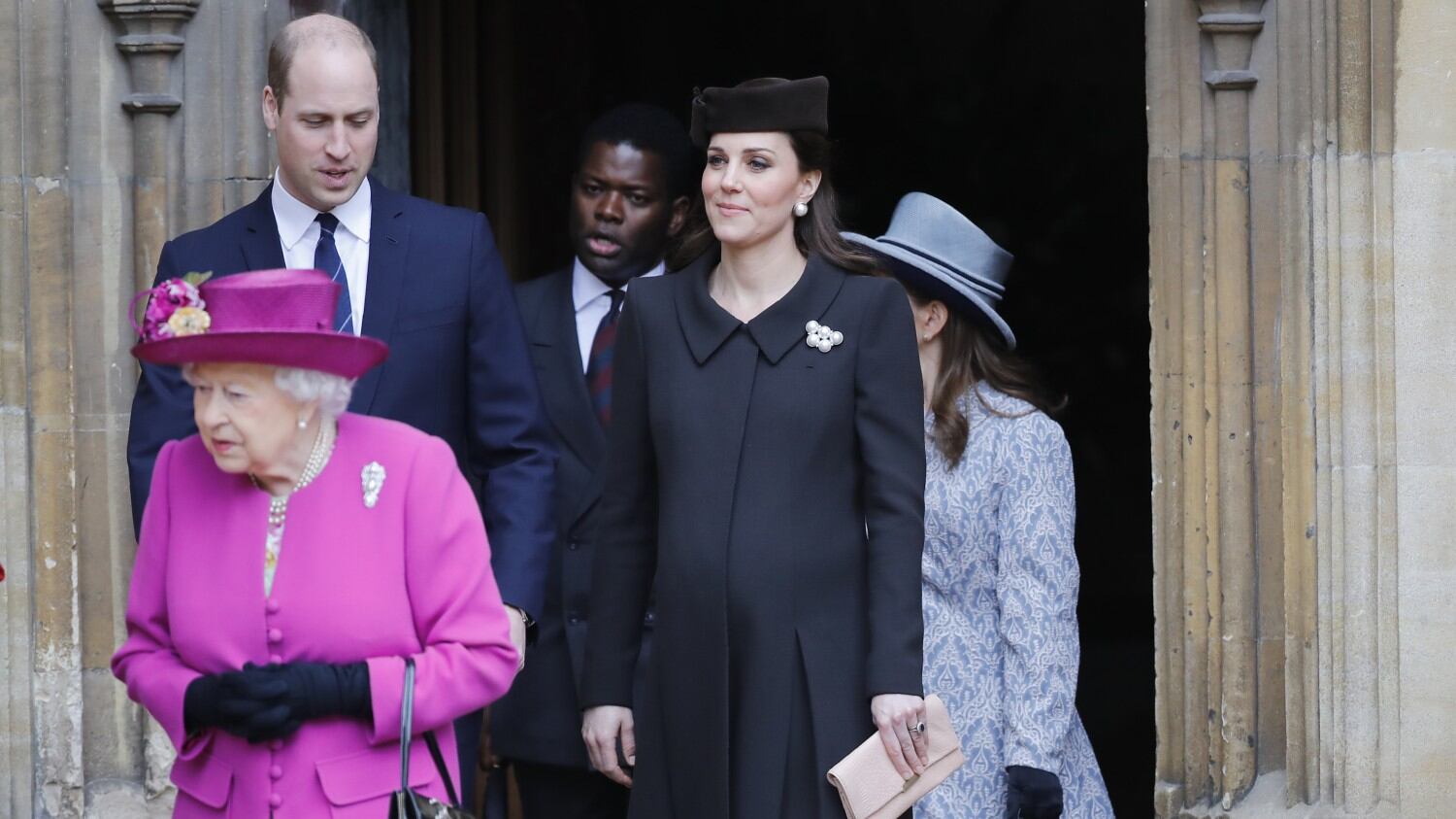 Kate Middleton raggiante prima del parto