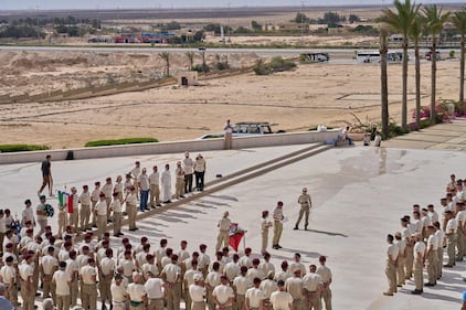 El Alamein-deserto egiziano