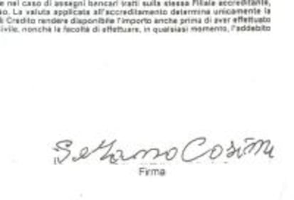 Le firme e la grafia di Michele, Cosima e Sabrina 3