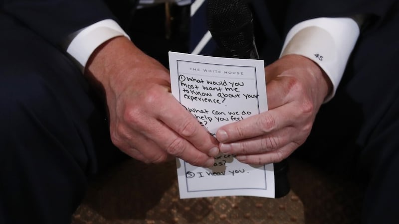 Donald Trump, gli appunti