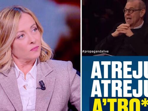 "Atreju, a tro...? Non è lucido". Meloni distrugge 'l'intellettuale' di Repubblica
