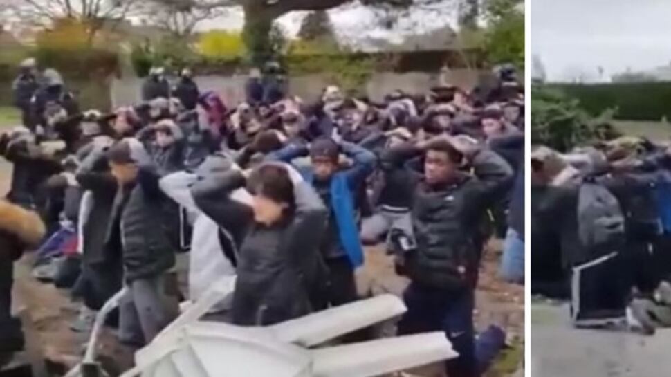 Così la polizia arresta i liceali: quel video che inguaia Macron