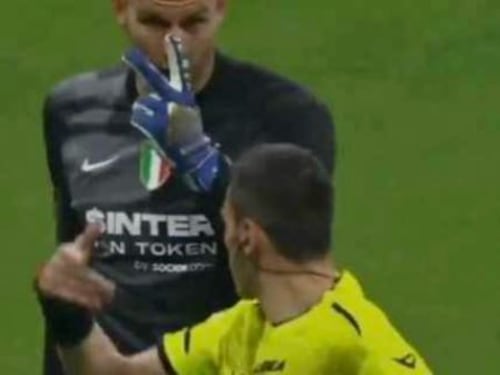 "Non protesta...": un video tra Handanovic e Mariani sbugiarda Pioli