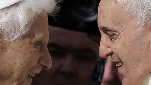I due Papi insieme a San Pietro 2
