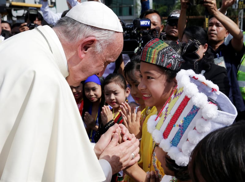 Il viaggio del Papa in Myanmar 1