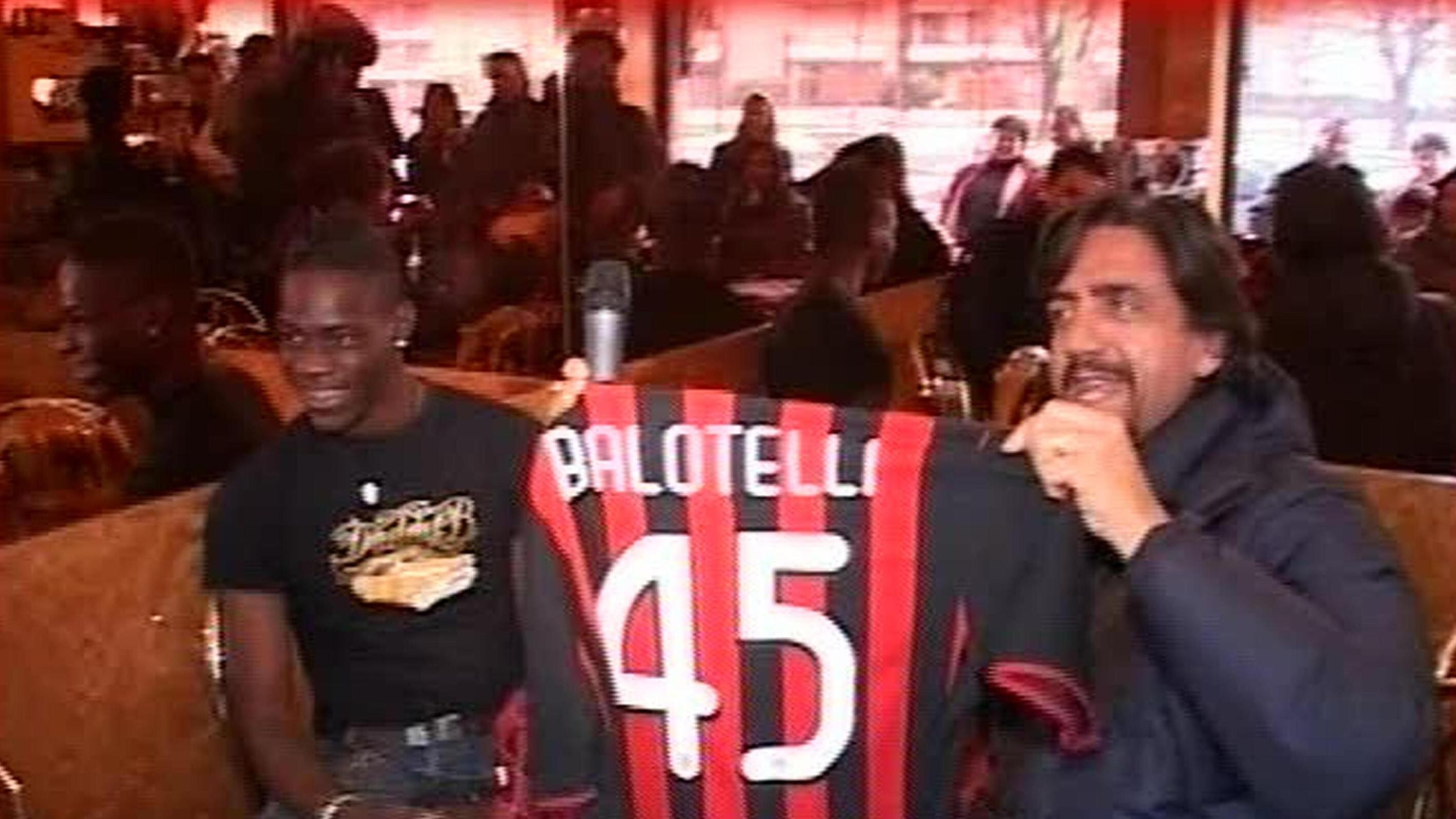 Balotelli, un'altra cresta nel tridente del Milan
