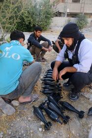 Siria, un iPad per calibrare il mortaio 9