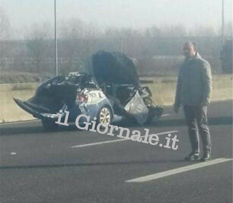 Polizia incidente stradale