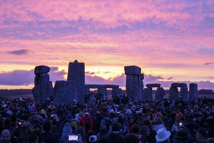 Il solstizio d'estate festeggiato a Stonehenge 10