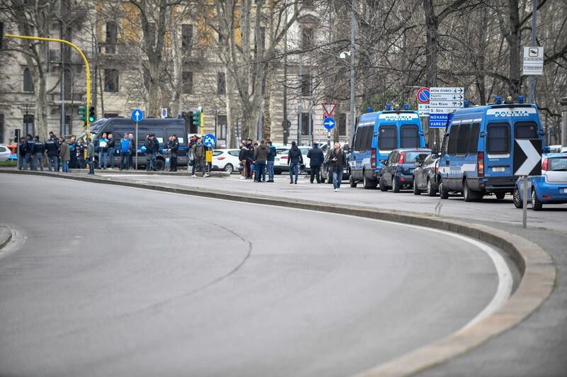 San Vittore, i detenuti in rivolta 13