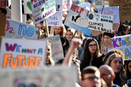 Londra: protesta sui cambiamenti climatici  3