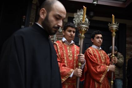 Così le chiese ortodosse celebrano l'Epifania a Istanbul 16