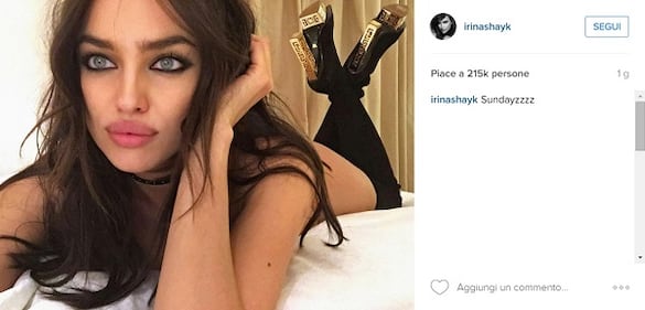 Irina Shayk nuda su Instagram: foto 2