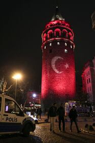 La Torre di Galata ricorda le vittime del terrorismo a Istanbul 6