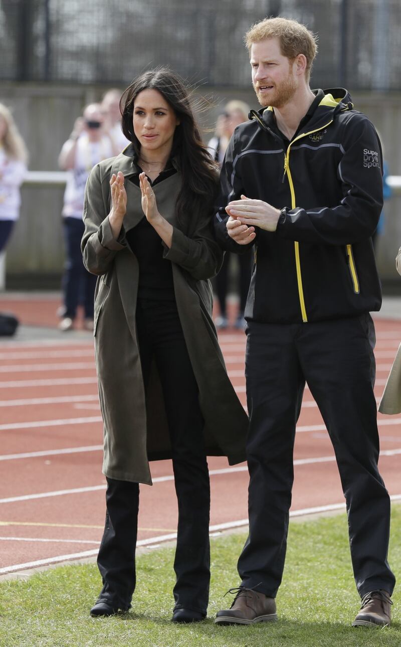 Meghan Markle con il Principe Harry agli Invictus Games 5