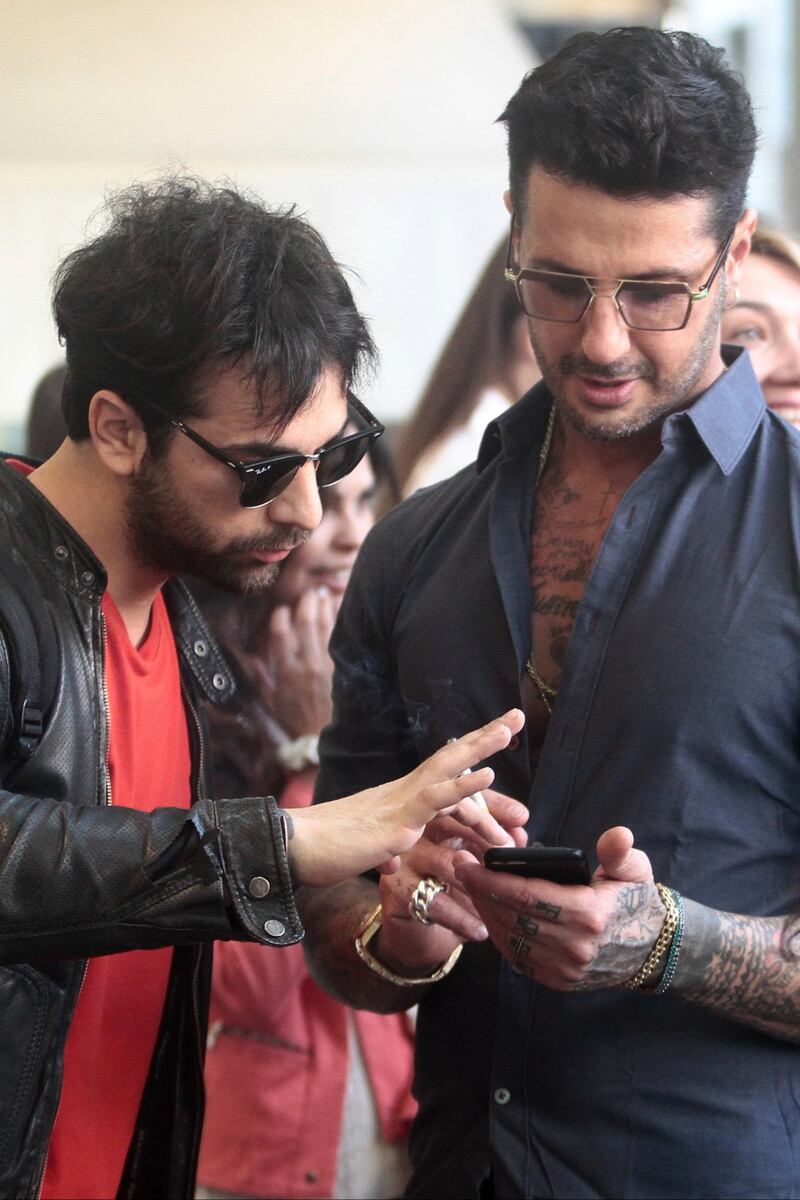 Fabrizio Corona a un party 3