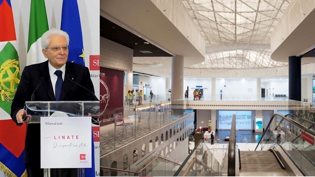 Mattarella: "Linate è la prova che il Paese non è stato inerte"