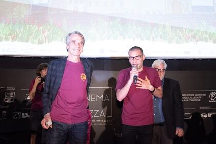 Jeremy Irons al Cinema America in solidarietà dei ragazzi aggrediti di Roma 3
