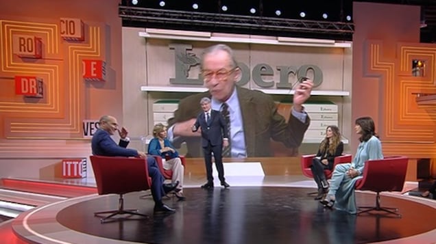 Feltri litiga e sbotta in tv, poi abbandona lo studio: "Ma andate tutti a fare in c…"