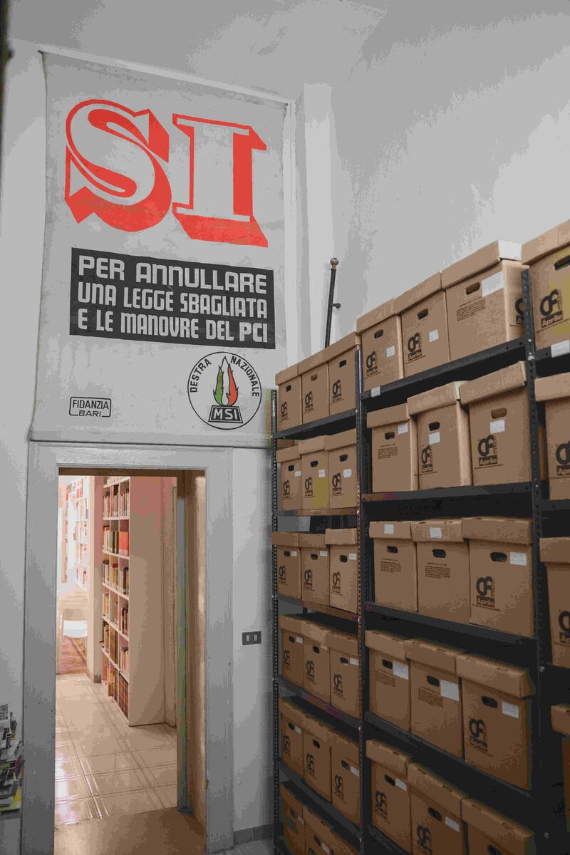 L'archivio della Fondazione Tatarella a Bari 15
