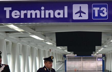 Incendio all'aeroporto di Fiumicino 3