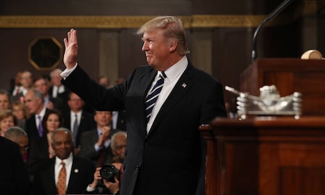 Trump parla davanti al Congresso 15