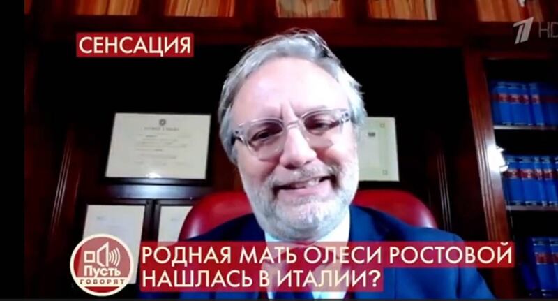 Giacomo Frazzitta alla tv russa per il caso Olesya