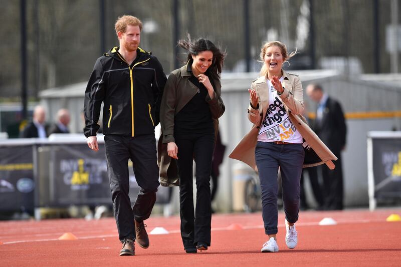Meghan Markle con il Principe Harry agli Invictus Games 5