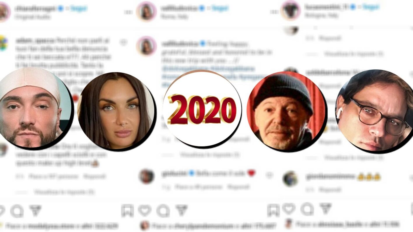 Tutti i "vaffa" dei vip in un minuto. Così salutano il terribile 2020