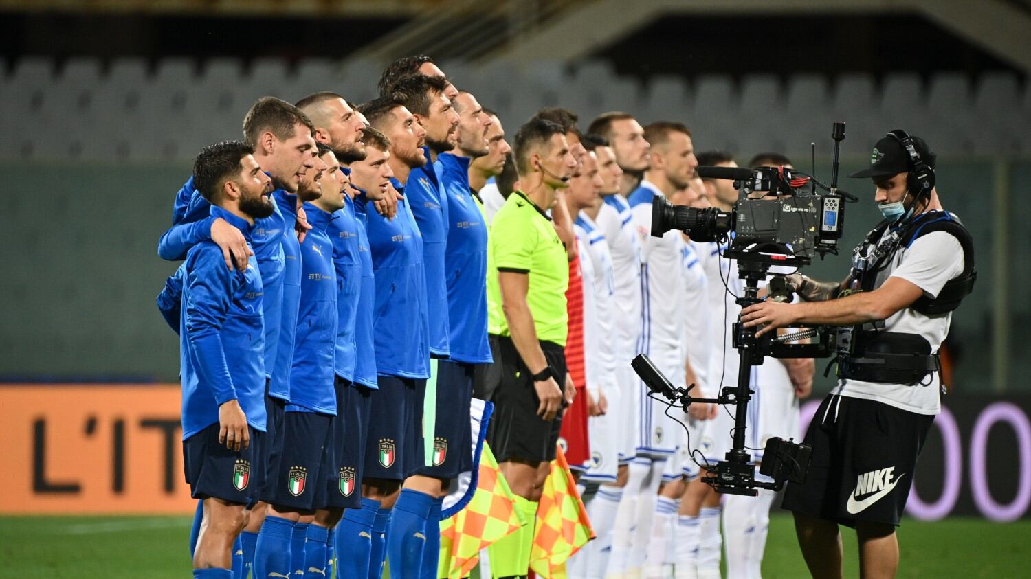 Gli azzurri sono tornati. Ma è pari con la Bosnia