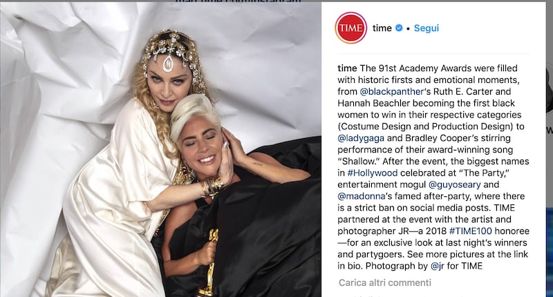Lady Gaga, ha vinto l’oscar che Madonna ha sognato