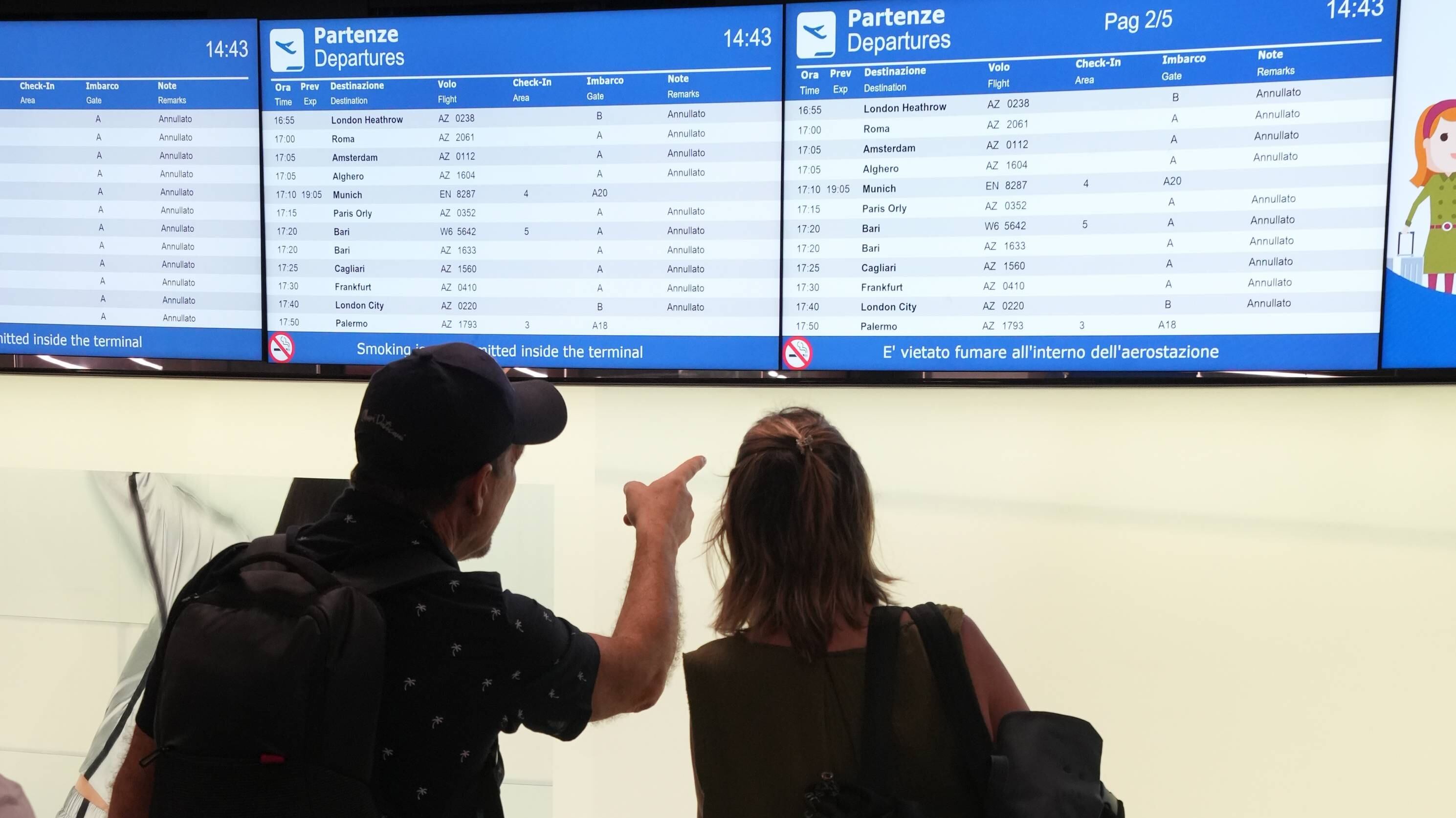 Trasporto aereo, la normalità è ancora lontana. Disservizi, cancellazioni e prezzi su del 21%