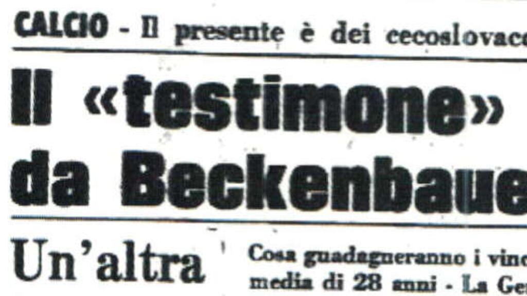 1976, la Cecoslovacchia dei poveri ma belli si prende la coppa con il «cucchiaio»