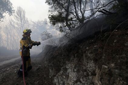 Francia, incendio in Costa Azzurra 1
