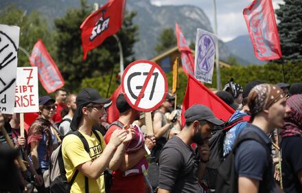 Germania, la contestazione anti G7 3