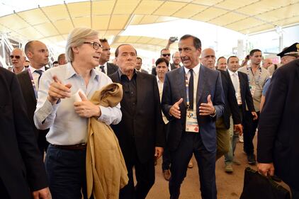 Expo, Berlusconi visita la mostra "I Tesori d'Italia" 9